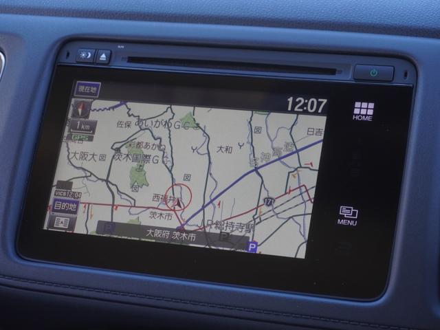 ヴェゼル ハイブリッドＺ・ホンダセンシング　ワンオーナー車　純正７インチナビ　フルセグ　リアカメラ　ＥＴＣ　衝突軽減ブレーキ　シートヒーター　パドルシフト　レーンアシスト　ＬＥＤオートライト・フォグライト　アイドリングストップ　アルミ　ＵＳＢ（3枚目）