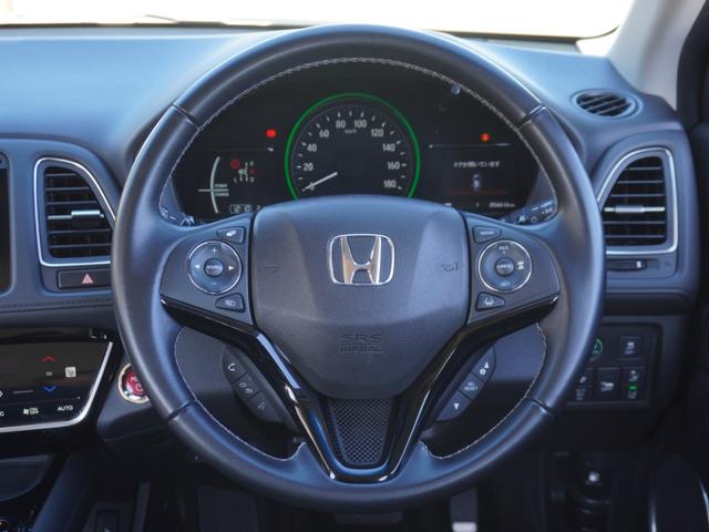 ヴェゼル ハイブリッドＺ・ホンダセンシング　ワンオーナー車　純正７インチナビ　フルセグ　リアカメラ　ＥＴＣ　衝突軽減ブレーキ　シートヒーター　パドルシフト　レーンアシスト　ＬＥＤオートライト・フォグライト　アイドリングストップ　アルミ　ＵＳＢ（8枚目）