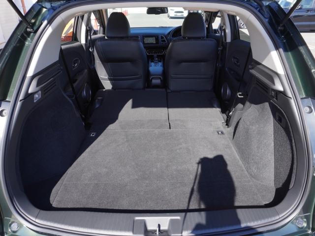 ヴェゼル ハイブリッドＺ・ホンダセンシング　ワンオーナー車　純正７インチナビ　フルセグ　リアカメラ　ＥＴＣ　衝突軽減ブレーキ　シートヒーター　パドルシフト　レーンアシスト　ＬＥＤオートライト・フォグライト　アイドリングストップ　アルミ　ＵＳＢ（44枚目）