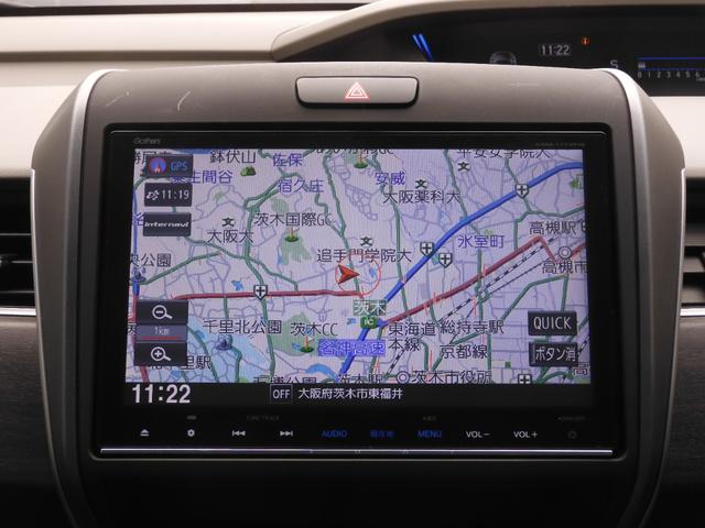 フリード Ｇ・ホンダセンシング　ワンオーナー車　純正ナビ（ＶＸＭ－１７５ＶＦＮｉ）　フルセグＴＶ　リアカメラ　ＥＴＣ（ナビ連動）　社外ドラレコ　衝突軽減ブレーキ　両側電動ドア　ウォークスルー　ＬＥＤオートライト　アイドリングストップ（3枚目）