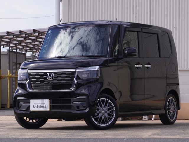 Ｎ－ＢＯＸカスタム ターボ　カーオーディオ　バックカメラ　ドラレコ　ＥＴＣ　渋滞追従クルーズ　両側電動スライドドア　シートヒーター　Ｂｌｕｅｔｏｏｔｈ　障害物センサー　オートハイビーム　デイライト　純正アルミホイール　禁煙車（25枚目）