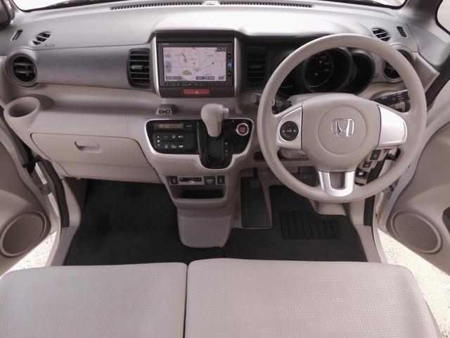 Ｎ－ＢＯＸ ＧＳＳパッケージ　ワンオーナー　７インチナビ　バックカメラ　ＥＴＣ　両側電動スライドドア　シートヒーター　ディスチャージドランプ　オートエアコン　フルセグＴＶ　ＣＤ再生　ＤＶＤ再生　盗難防止装置　衝突被害軽減ブレーキ（7枚目）