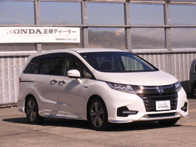 オデッセイハイブリッド ハイブリッドアブソルート・ＥＸホンダセンシング　９インチメモリーナビ　全周囲カメラ　ＥＴＣ２．０　渋滞追従クルーズ　両側電動スライドドア　シートヒーター　Ｂｌｕｅｔｏｏｔｈ　ブラインドスポット　障害物センサー　オットマン　禁煙車　スペアキー有り（27枚目）