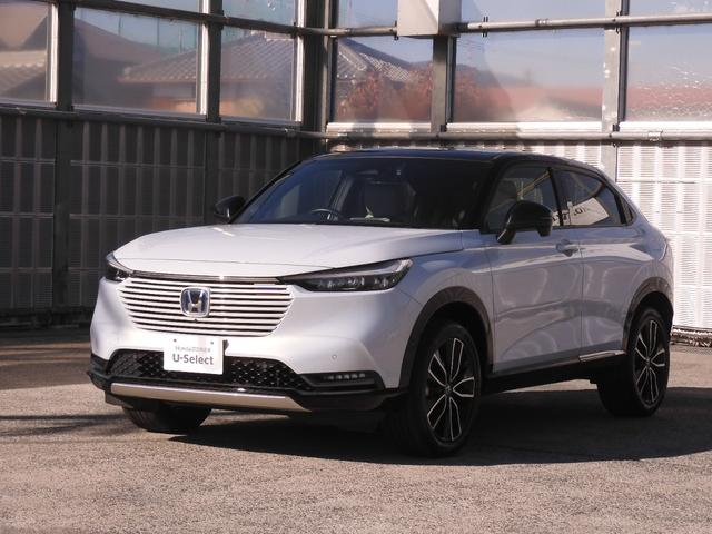 ヴェゼル ｅ：ＨＥＶＰＬａＹ　ワンオーナー　９インチナビ　全周囲カメラ　ＥＴＣ２．０　ガラスルーフ　渋滞追従クルーズ　シートヒーター　Ｂｌｕｅｔｏｏｔｈ　障害物センサー　減速セレクター　１８インチ純正アルミホイール　禁煙車（24枚目）