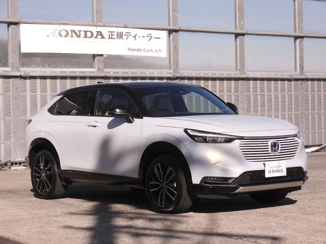 ヴェゼル ｅ：ＨＥＶＰＬａＹ　ワンオーナー　９インチナビ　全周囲カメラ　ＥＴＣ２．０　ガラスルーフ　渋滞追従クルーズ　シートヒーター　Ｂｌｕｅｔｏｏｔｈ　障害物センサー　減速セレクター　１８インチ純正アルミホイール　禁煙車（25枚目）