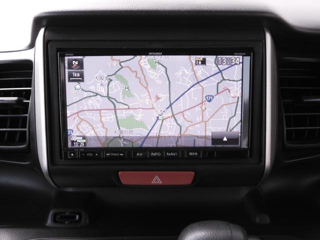 Ｎ－ＢＯＸ ＧＳＳパッケージ　７インチナビ　ＥＴＣ　両側電動スライドドア　衝突被害軽減ブレーキ　スマートキー　スペアキー有　オートエアコン　アイドリングストップ　純正アルミホイール　盗難防止装置　電動格納ドアミラー　禁煙車（3枚目）