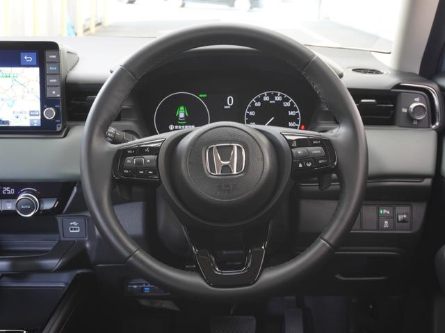 ヴェゼル ｅ：ＨＥＶＸ・ＨｕＮＴパッケージ　デモカー　９インチナビ　バックカメラ　ドラレコ　ＥＴＣ　渋滞追従クルーズコントロール　Ｂｌｕｅｔｏｏｔｈ　ＵＳＢ入力端子　ＬＥＤヘッドライト　衝突被害軽減ブレーキ　純正アルミホイール　禁煙車（39枚目）