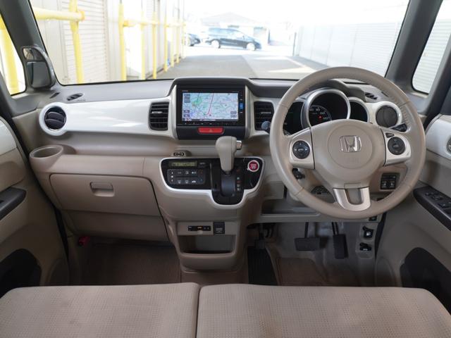 Ｎ－ＢＯＸ Ｇ・ターボＬパッケージ　７インチナビ　バックカメラ　ＥＴＣ　クルーズコントロール　両側電動スライドドア　Ｂｌｕｅｔｏｏｔｈ　ディスチャージドランプ　衝突被害軽減ブレーキ　横滑り防止装置　純正アルミホイール　フルセグ　禁煙車（7枚目）