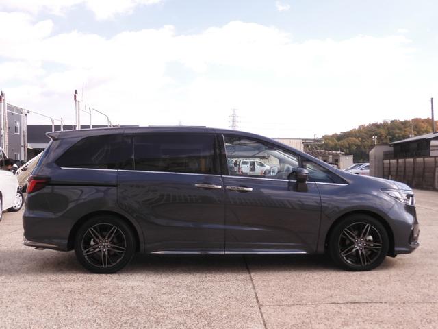 オデッセイハイブリッド e:HEVアブソルート・EX デモカー 11.4インチナビ+全周囲カメラ ナビ連動ドラレコ+ETC レザーシート 1・2列目シートヒーター付電動シート 3ゾーンコントロールエアコン ハンズフリー電動テールゲート 18インチアルミ(27枚目)