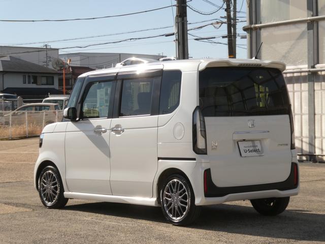 Ｎ－ＢＯＸカスタム ターボ　ワンオーナー　９インチナビ　バックカメラ　ドラレコ　ＥＴＣ　渋滞追従機能アダプティブクルーズコントロール　両側電動スライドドア　シートヒーター　Ｂｌｕｅｔｏｏｔｈ　ＬＥＤヘッドライト　禁煙車　車線逸脱（27枚目）