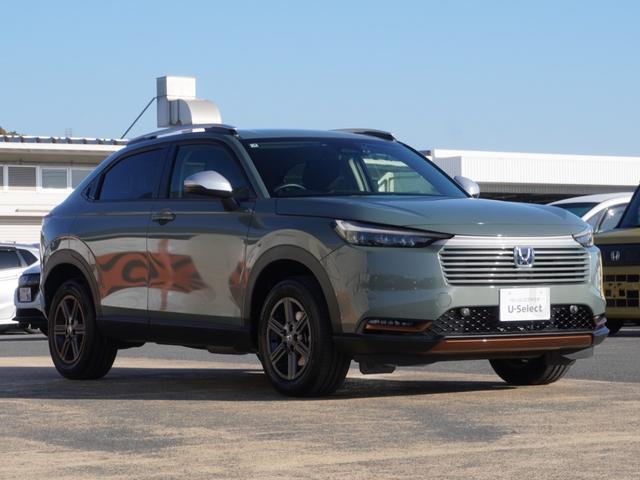 ヴェゼル ｅ：ＨＥＶＸ・ＨｕＮＴパッケージ　デモカー　９インチナビ　バックカメラ　ドラレコ　ＥＴＣ　渋滞追従機能付きアダプティブクルーズコントロール　Ｂｌｕｅｔｏｏｔｈ　ＵＳＢ入力端子　ＬＥＤヘッドライト　純正アルミホイール　フルセグ　禁煙車（25枚目）