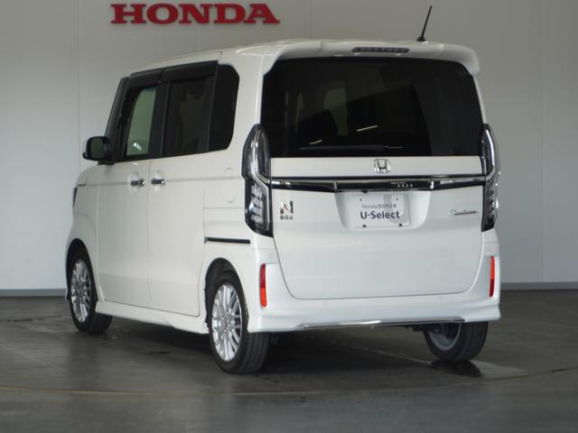 N-BOXカスタム Lターボ 2年保証ナビDレコRカメETC両電扉BT地デジ アダプティブクルーズコントロール Bluetooth 障害物センサー シートヒーター オートハイビーム 純正アルミホイール フルセグTV DVD再生(17枚目)