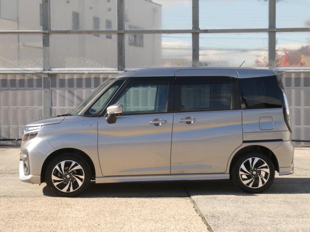 ソリオバンディット ハイブリッドＭＶ　ワンオーナー　９インチメモリーナビ　全周囲カメラ　ドラレコ　ＥＴＣ　アダプティブクルーズコントロール　片側電動両側スライドドア　シートヒーター　ＬＥＤヘッドライト　衝突被害軽減ブレーキ　禁煙車（6枚目）