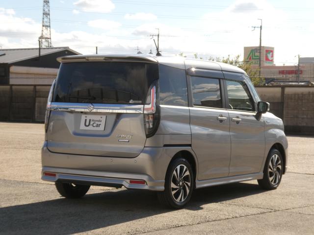 ソリオバンディット ハイブリッドＭＶ　ワンオーナー　９インチメモリーナビ　全周囲カメラ　ドラレコ　ＥＴＣ　アダプティブクルーズコントロール　片側電動両側スライドドア　シートヒーター　ＬＥＤヘッドライト　衝突被害軽減ブレーキ　禁煙車（9枚目）