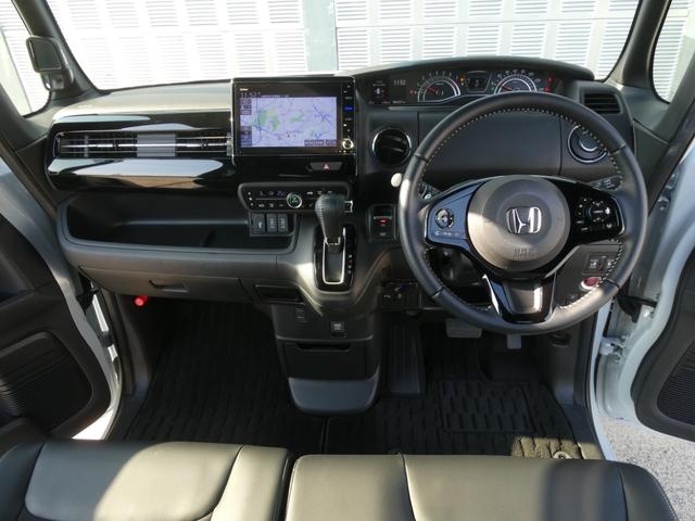 N-BOXカスタム Lターボ ワンオーナー 9インチナビ バックカメラ ETC アダプティブクルーズコントロール 両側電動スライドドア シートヒーター Bluetooth LEDヘッドライト 衝突被害軽減ブレーキ 禁煙車(7枚目)