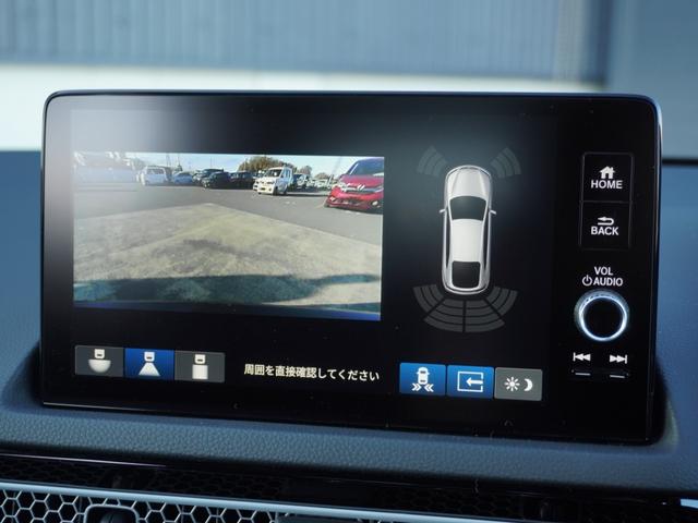 シビック ｅ：ＨＥＶＥＸ　ワンオーナー　９インチＧｏｏｇｌｅ搭載ディスプレー　ドラレコ　ＥＴＣ２．０　バックカメラ　サンルーフ　渋滞追従クルーズ　Ｂｌｕｅｔｏｏｔｈ　障害物センサー　シートヒーター　禁煙車　オートハイビーム（4枚目）