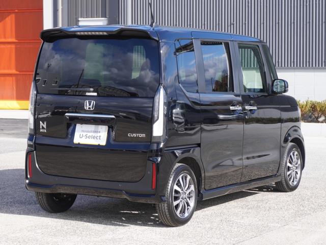 Ｎ－ＢＯＸカスタム ベースグレード　デモカー　９インチ純正ナビ　ドラレコ　ＥＴＣ　バックカメラ　両側電動スライドドア　渋滞追従クルーズ　Ｂｌｕｅｔｏｏｔｈ　障害物センサー　シートヒーター　デイライト　オートハイビーム　禁煙車　スペアキー（9枚目）