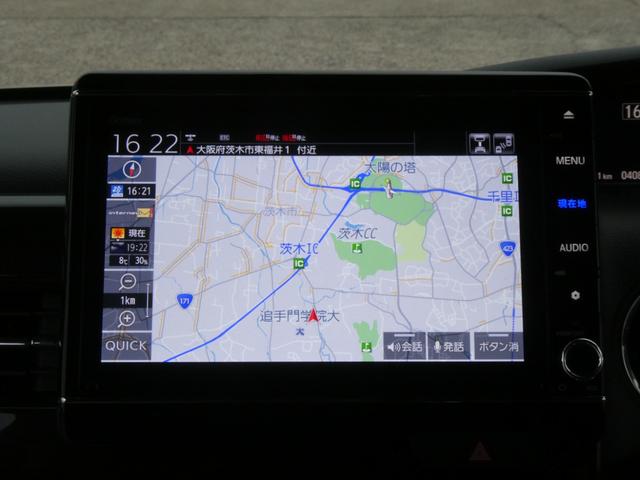 Ｎ－ＢＯＸカスタム Ｇ・Ｌターボホンダセンシング　ワンオーナー　タイヤ新品納車　８インチナビ　リアカメラｄｅあんしんプラス３　ナビ連動前後ドラレコ＋ＥＴＣ　両側電動スライドドア　前席シートヒーター　ＬＥＤヘッドライト　オートリトラミラー（3枚目）