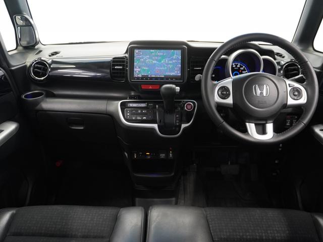 Ｎ－ＢＯＸカスタム ＧターボＳＳパッケージ　１年保証ナビ後席モニタＤレコＲカメＥＴＣ両電扉　クルーズコントロール　Ｂｌｕｅｔｏｏｔｈ　シートヒーター　パドルシフト　衝突軽減ブレーキ　サイド／サイドカーテンエアバッグ　ＨＩＤライト　オートライト（9枚目）