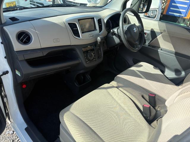 ワゴンR FX ナビTV Aストップ 盗難防止 AUTOエアコン Wエアバッグ フルフラット キーレス メモリーナビ ABS エアバック パワーウィンド ワンセグ パワステ 衝突安全ボディ(14枚目)