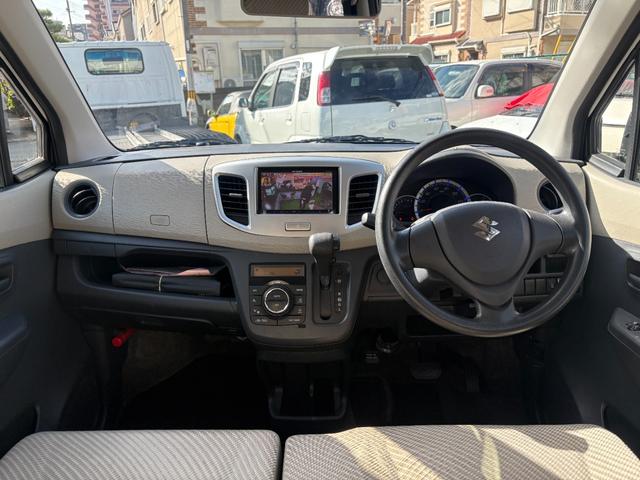 ワゴンR FX ナビTV Aストップ 盗難防止 AUTOエアコン Wエアバッグ フルフラット キーレス メモリーナビ ABS エアバック パワーウィンド ワンセグ パワステ 衝突安全ボディ(21枚目)