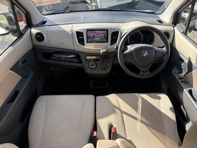 ワゴンR FX ナビTV Aストップ 盗難防止 AUTOエアコン Wエアバッグ フルフラット キーレス メモリーナビ ABS エアバック パワーウィンド ワンセグ パワステ 衝突安全ボディ(23枚目)