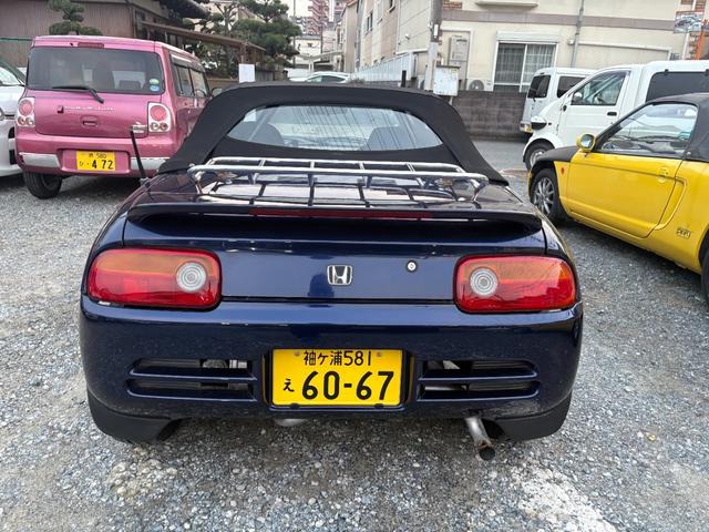 ビート ベースグレード アメリカロビンス製キャンパス幌 ガラスウインド PW ETC マニュアルエアコン カセット(5枚目)