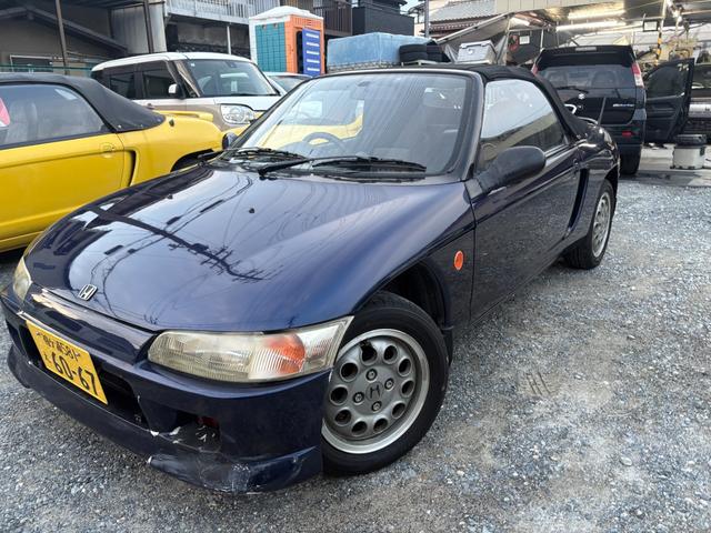 ビート ベースグレード アメリカロビンス製キャンパス幌 ガラスウインド PW ETC マニュアルエアコン カセット(7枚目)