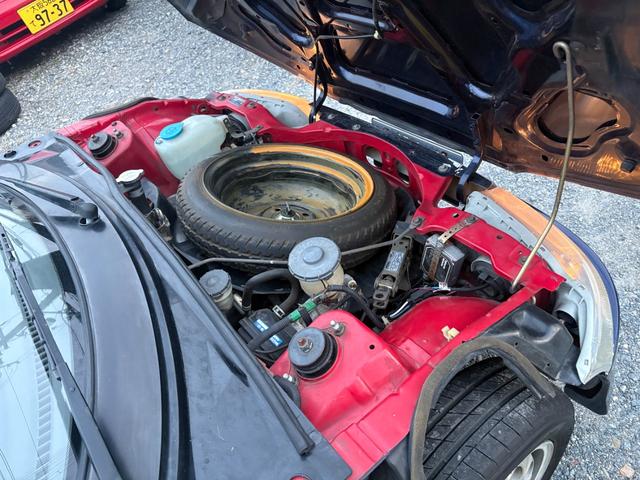 ビート ベースグレード アメリカロビンス製キャンパス幌 ガラスウインド PW ETC マニュアルエアコン カセット(36枚目)