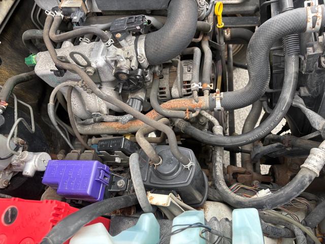 ジムニー ランドベンチャー 前席パワーウインドウ リフトアップ車 助手席エアバック 運転席エアバッグ 革シート 4WD車 キーレス付 PS 衝突安全ボディ ABS付 シートヒータ ETC ATエアコン(43枚目)