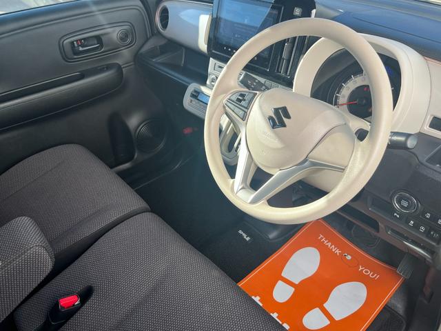 ワゴンＲスマイル ハイブリッドＳ　２トーンルーフパッケージ装着車　ワンオーナー・９型フルセグナビ・アップルカープレイ・全方位モニター・両側パワースライドドア・コーナーセンサー・アイドリングストップ・シートヒーター・ＥＴＣ・セーフティーサポート・プッシュスタート（24枚目）