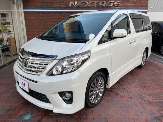 アルファード ２４０Ｓ　サンルーフ　両側電動ドア　後席モニター　バックカメラ　電動リアゲート　ハーフレザーシート　スマートキー　ＬＥＤヘッド　ビルトインＥＴＣ　クルコン　純正１８インチアルミ　オートエアコン　リアエアコン（28枚目）