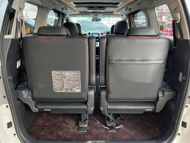 アルファード ２４０Ｓ　サンルーフ　両側電動ドア　後席モニター　バックカメラ　電動リアゲート　ハーフレザーシート　スマートキー　ＬＥＤヘッド　ビルトインＥＴＣ　クルコン　純正１８インチアルミ　オートエアコン　リアエアコン（36枚目）