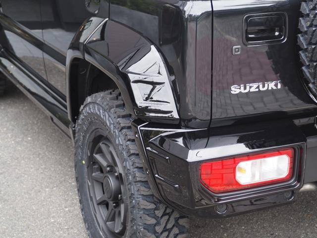 ジムニーノマド FC ZEUS製バンパーカバー・フェンダートリム・ボンネットフード・フロントグリル・ボンネットプロテクター・リアウィング・2本出しマフラー 16インチAW(背面タイヤ付)(16枚目)