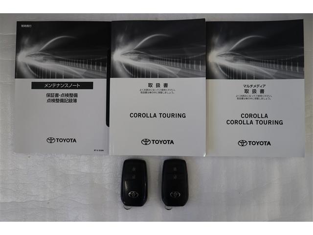 カローラツーリング ハイブリッド ダブルバイビー メディアプレイヤー接続 バックモニター フルセグTV LEDライト 点検記録簿 クルコン 横滑り防止 エアロ 盗難防止装置 ナビ・TV ドライブレコーダー エアバッグ ETC ABS 助手席エアバッグ(38枚目)