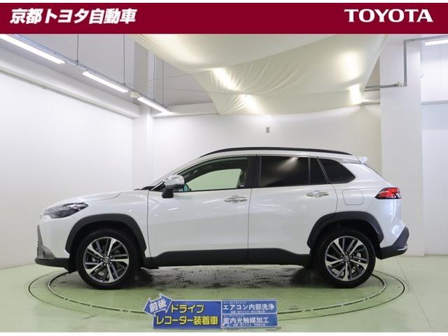 カローラクロス ハイブリッド　Ｚ　電動シート　半革シート　衝突軽減ブレ　メモリーナビ　ＬＥＤライト　オートクルーズコントロール　ミュージックプレイヤー接続可　キーレス　アルミホイール　フルセグＴＶ　ドラレコ　４ＷＤ　スマートキー（2枚目）