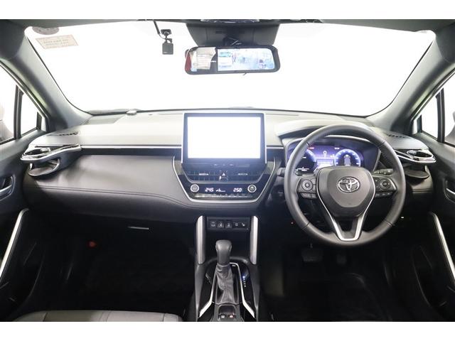 カローラクロス ハイブリッド　Ｚ　電動シート　半革シート　衝突軽減ブレ　メモリーナビ　ＬＥＤライト　オートクルーズコントロール　ミュージックプレイヤー接続可　キーレス　アルミホイール　フルセグＴＶ　ドラレコ　４ＷＤ　スマートキー（4枚目）