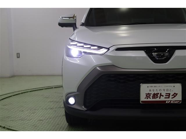 カローラクロス ハイブリッド　Ｚ　電動シート　半革シート　衝突軽減ブレ　メモリーナビ　ＬＥＤライト　オートクルーズコントロール　ミュージックプレイヤー接続可　キーレス　アルミホイール　フルセグＴＶ　ドラレコ　４ＷＤ　スマートキー（10枚目）