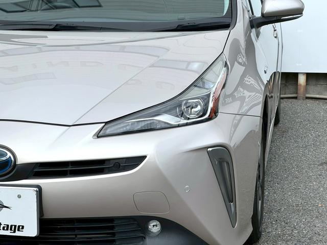 プリウス Aツーリングセレクション 禁煙車 純正9インチナビ フルセグ Bluetooth ETC2.0 黒革シート シートヒーター パワーシート 衝突軽減ブレーキ パーキングアシスト BSM HUD Aハイビーム ドラレコ 点検整備付(39枚目)