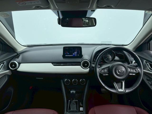 CX-3 15S 100周年特別記念車 禁煙 純正ナビ 赤革シート BOSEサウンド フルセグ 全周囲カメラ シートヒーター ステアリングヒーター アダプティブクルーズ パワーシート 衝突軽減ブレーキ BSM HUD ブレーキH 車検整備付(6枚目)