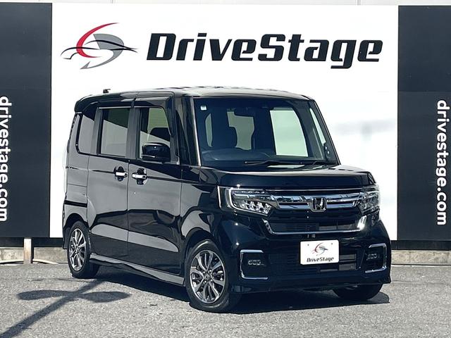 N-BOXカスタム L 禁煙 純正ナビ バックカメラ アダプティブクルーズコントロール パワースライドドア シートヒーター クリアランスソナー ETC パドルシフト シートバックテーブル 純正アルミ ベンチシート 点検整備付(6枚目)