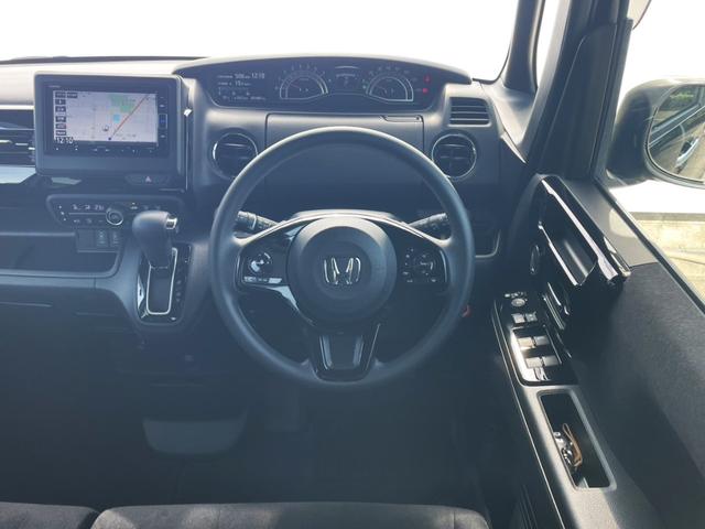 N-BOXカスタム L 禁煙 純正ナビ バックカメラ アダプティブクルーズコントロール パワースライドドア シートヒーター クリアランスソナー ETC パドルシフト シートバックテーブル 純正アルミ ベンチシート 点検整備付(9枚目)