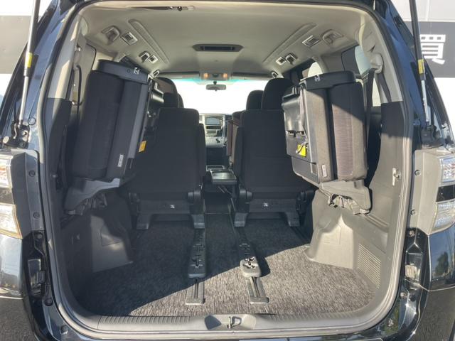 ヴェルファイア 2.4Z 禁煙 オットマンシート 純正SDナビ・フルセグ バックカメラ・サイドカメラ・フロントカメラ 両側電動スライドドア 前後クリアランスソナー ETC BLUETOOTH スペアキー 純正アルミ 車検整備付(28枚目)