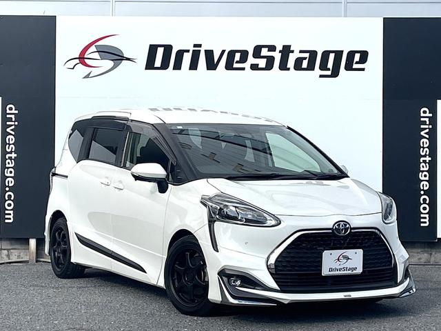 シエンタ G クエロ 禁煙車 モデリスタエアロ 5ZIGENアルミホイール 社外マフラー ダウンサス 純正マフラー・サスペンション付 純正ナビ アラウンドビューモニター 両側電動スライドドア セーフティセンス 車検整備付(6枚目)