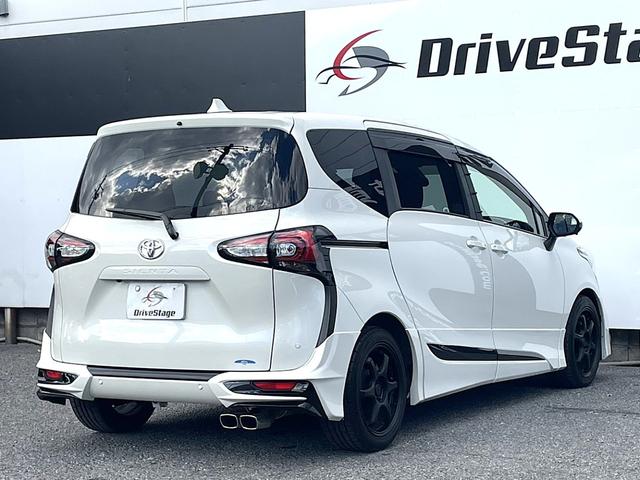 シエンタ G クエロ 禁煙車 モデリスタエアロ 5ZIGENアルミホイール 社外マフラー ダウンサス 純正マフラー・サスペンション付 純正ナビ アラウンドビューモニター 両側電動スライドドア セーフティセンス 車検整備付(7枚目)