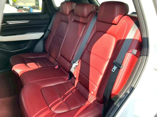 CX-5 25T 100周年特別記念車 禁煙車 衝突軽減ブレーキ 追従機能 4WD 純正ナビTV 全方位カメラ ETC BOSEサウンド 前後ドラレコ 赤本革シート シートヒータ ハンドルヒーター 純正19アルミ HUD BSM 車検整備付(27枚目)