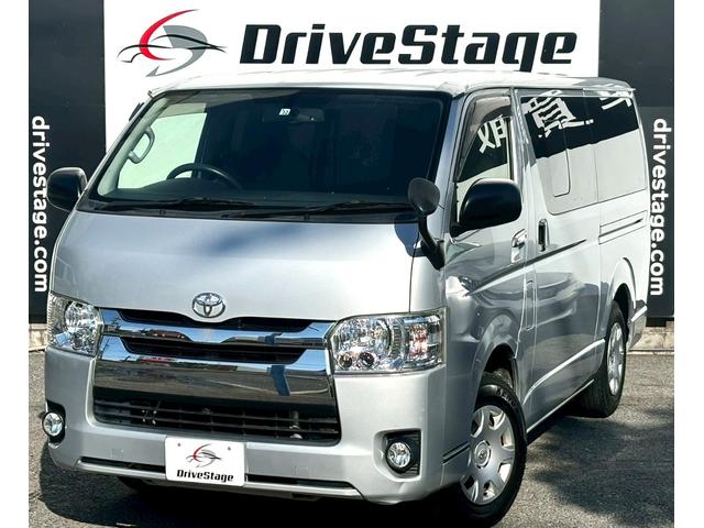 ハイエースバン ロングＤＸ　ＧＬパッケージ　禁煙車　社外ＳＤナビ・フルセグ　バックカメラ内臓ミラー　ＥＴＣ　ＬＥＤヘッドライト　両側スライドドア　Ｂｌｕｅｔｏｏｔｈ　ＣＤ・ＤＶＤ再生可　電格ミラー　フォグランプ　キーレス　スペアキー　車検整備付（5枚目）