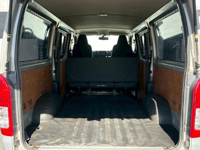 ハイエースバン ロングＤＸ　ＧＬパッケージ　禁煙車　社外ＳＤナビ・フルセグ　バックカメラ内臓ミラー　ＥＴＣ　ＬＥＤヘッドライト　両側スライドドア　Ｂｌｕｅｔｏｏｔｈ　ＣＤ・ＤＶＤ再生可　電格ミラー　フォグランプ　キーレス　スペアキー　車検整備付（34枚目）