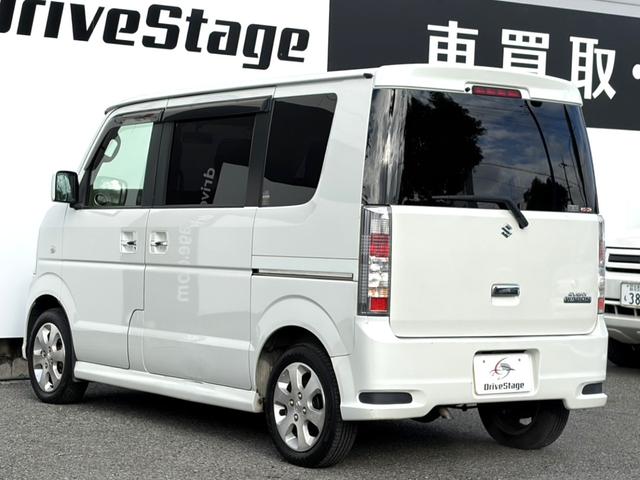 エブリイワゴン ＰＺターボ　ワンオーナーユーザー買取車　ターボ　社外ＳＤナビ・フルセグ　ＢＬＵＥＴＯＯＴＨ　電動スライドドア　ＥＴＣ　オートエアコン　電動格納ミラー　純正アルミ　スペアキー　ＵＳＢ　取扱説明書保証書付　車検整備付（8枚目）