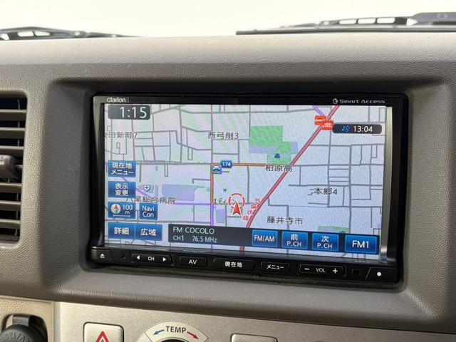 エブリイワゴン ＰＺターボ　ワンオーナーユーザー買取車　ターボ　社外ＳＤナビ・フルセグ　ＢＬＵＥＴＯＯＴＨ　電動スライドドア　ＥＴＣ　オートエアコン　電動格納ミラー　純正アルミ　スペアキー　ＵＳＢ　取扱説明書保証書付　車検整備付（11枚目）